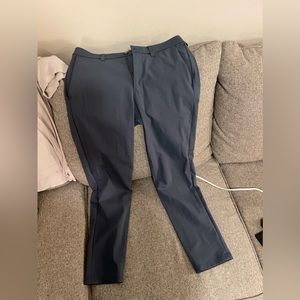 Lulu men’s commission pant. 33w 32l. Iron blue color.